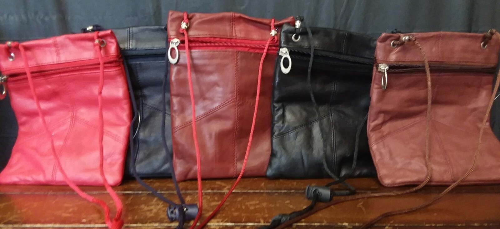 Women’s AFONiE Genuine Leather Cross Body Shoulder Bag Purse-7 1/4″x5 3/4″