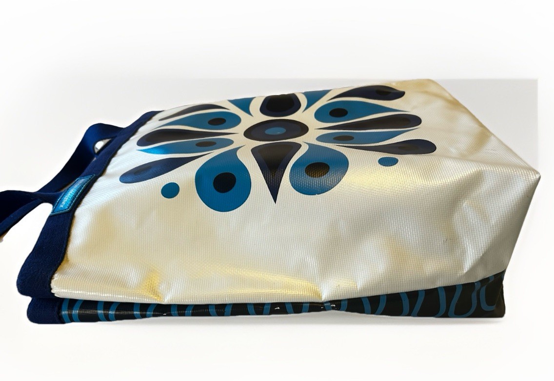 Jonathan Alder Tote Bag Waterproof Blue/White Design