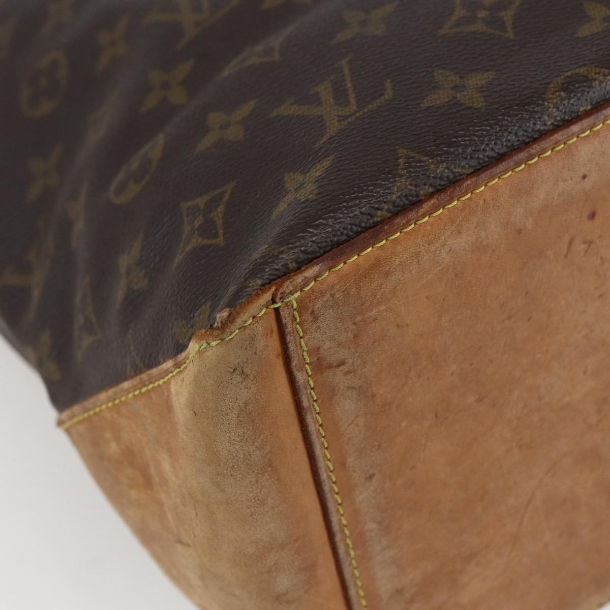 LOUIS VUITTON Monogram Cabas Mezzo Tote Bag M51151 LV Auth bs30879