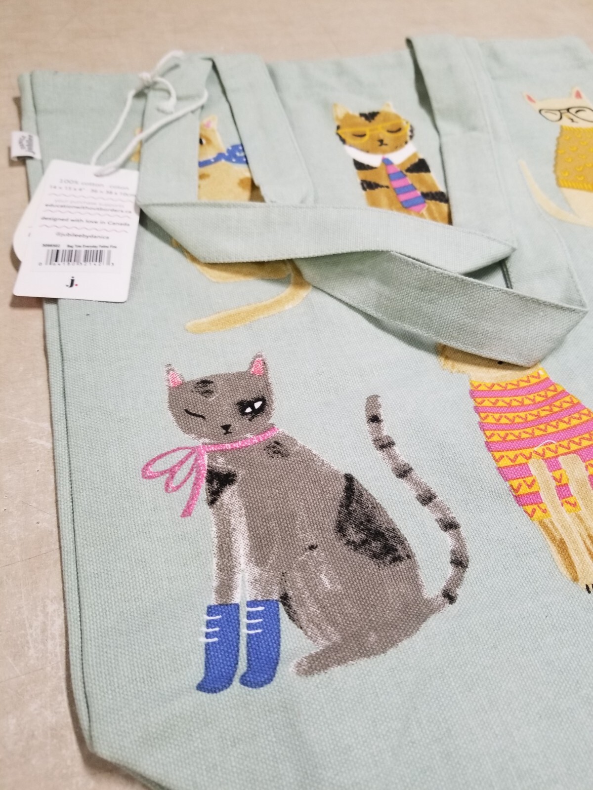Designs Danica Bag Tote Everyday Feline Fine 15″ x 14″ x 4″