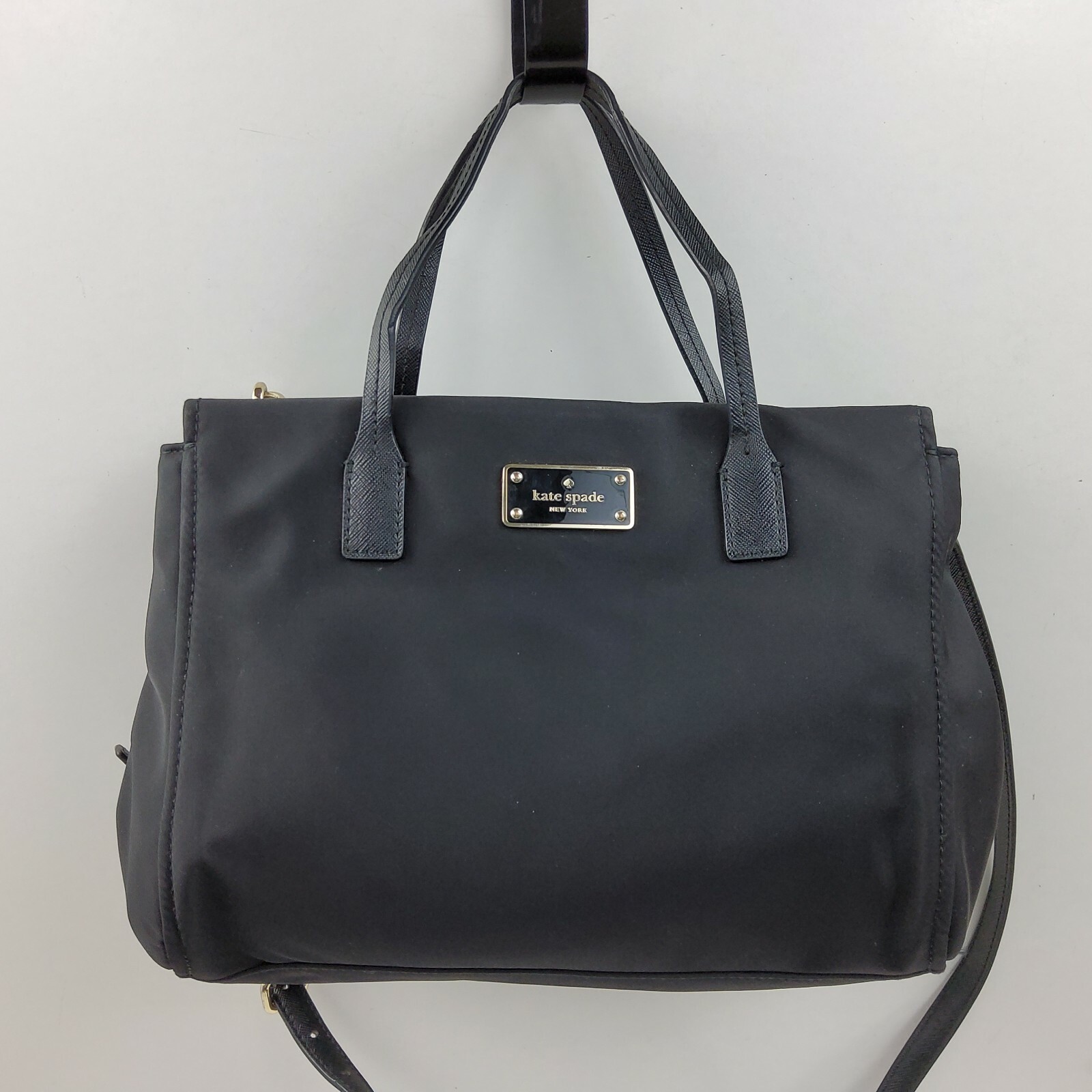 Kate Spade Blake Avenue Loden Nylon Crossbody Handbag Black Purse