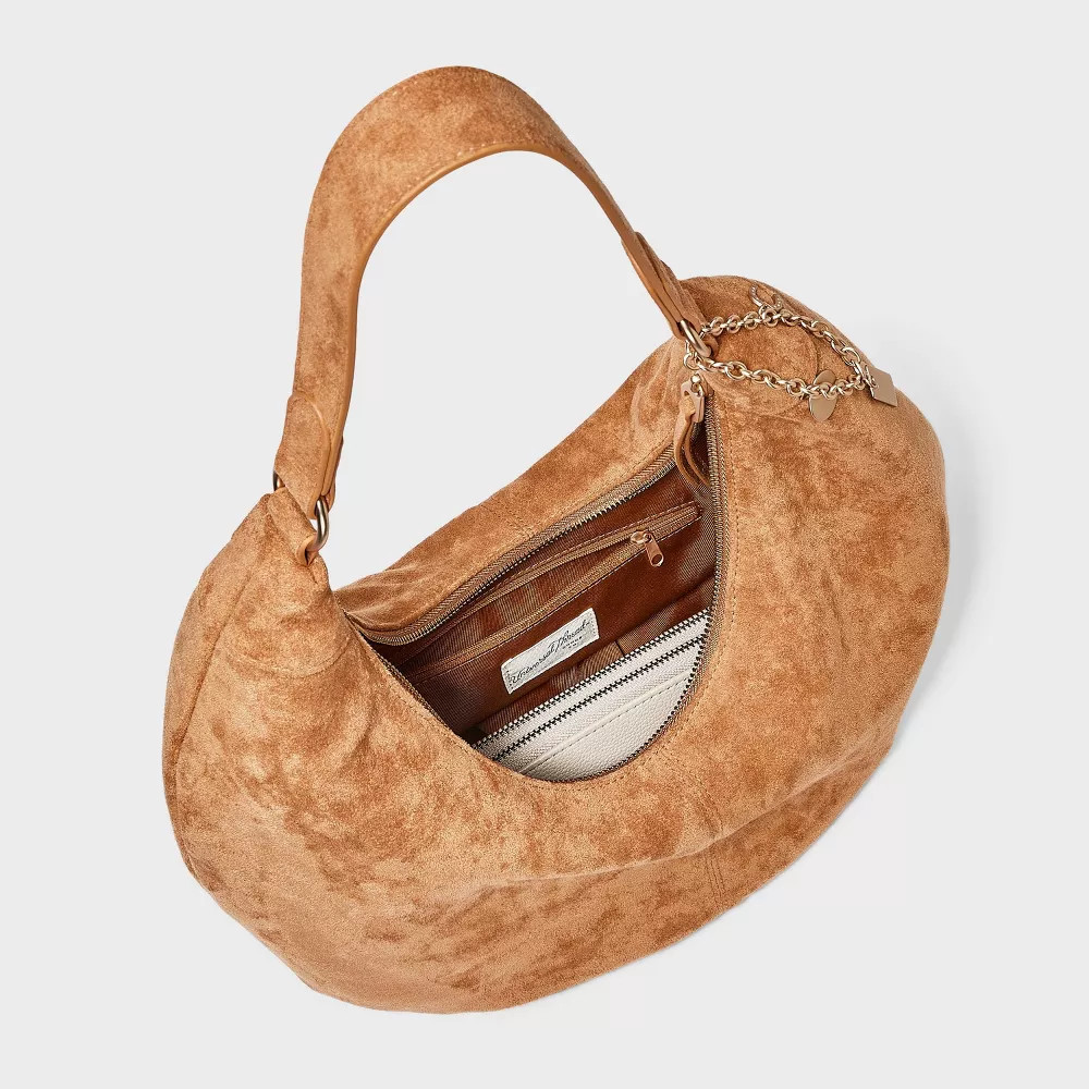 Oversized Crescent Shoulder Bag – Universal Thread Brown