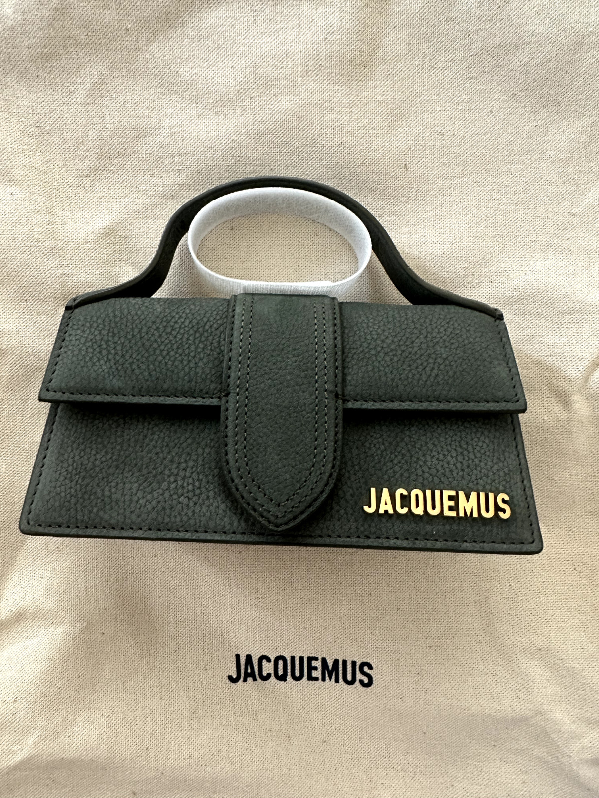 Jacquemus le bambino dark khaki