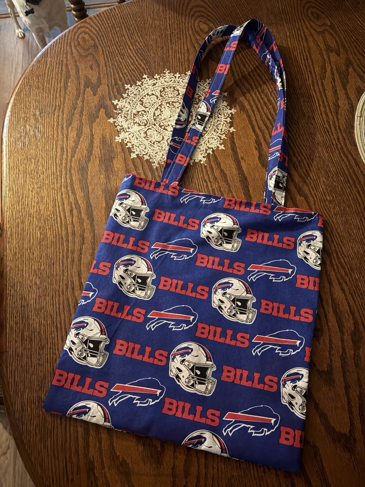 New NFL Handmade Football Buffalo Bills Tote Bag/market Purse