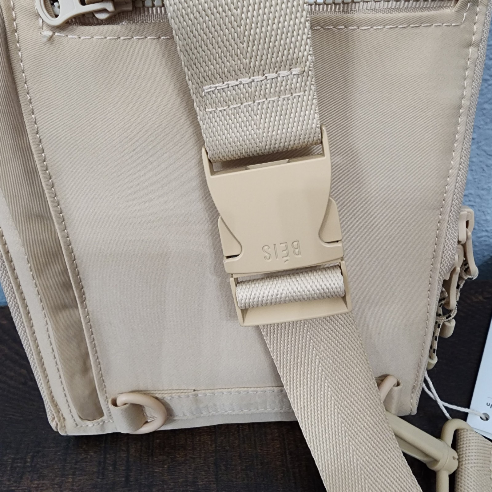 BEIS The All-In-One Sling Crossbody Bag Beige