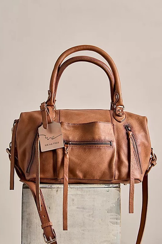 [SALE] Baby Emerson Tote Bag We The Free Saddle Canvas One Size Authentic New