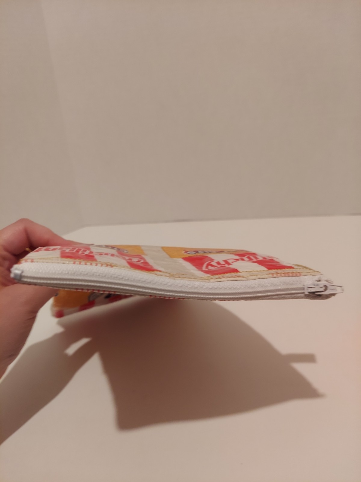 Handmade Hawkins Cheezies Bag Lined w/ Zipper Recycled Upcycled Repurposed