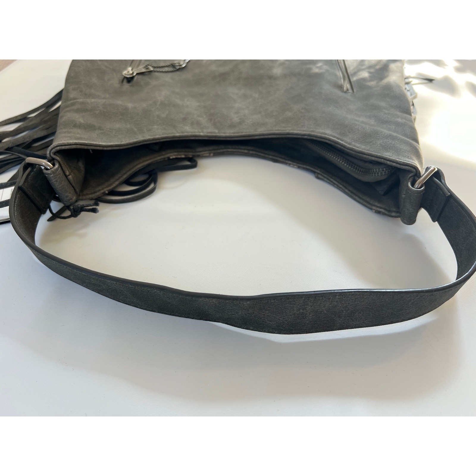 NWT Browning Fringe Camoflauge Studded Hobo Hand Bag Boho Western