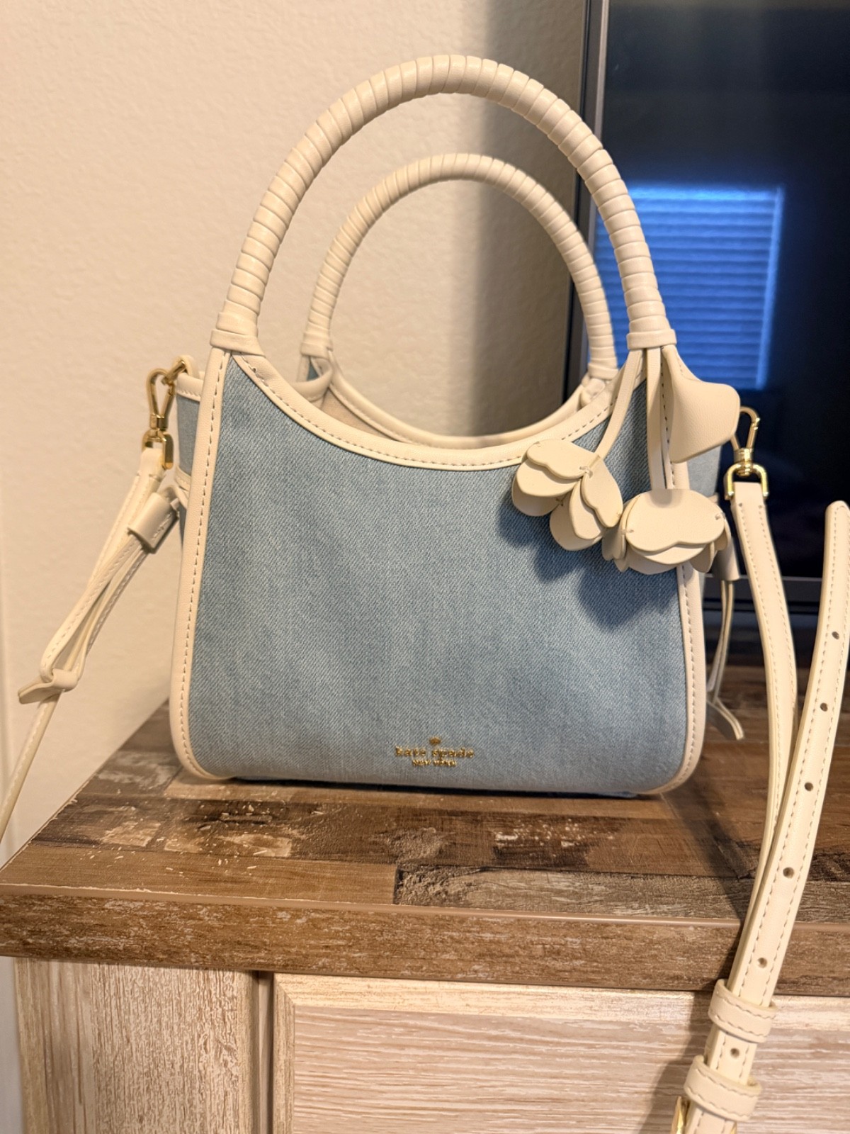 Kate Spade satchel small denim crossbody