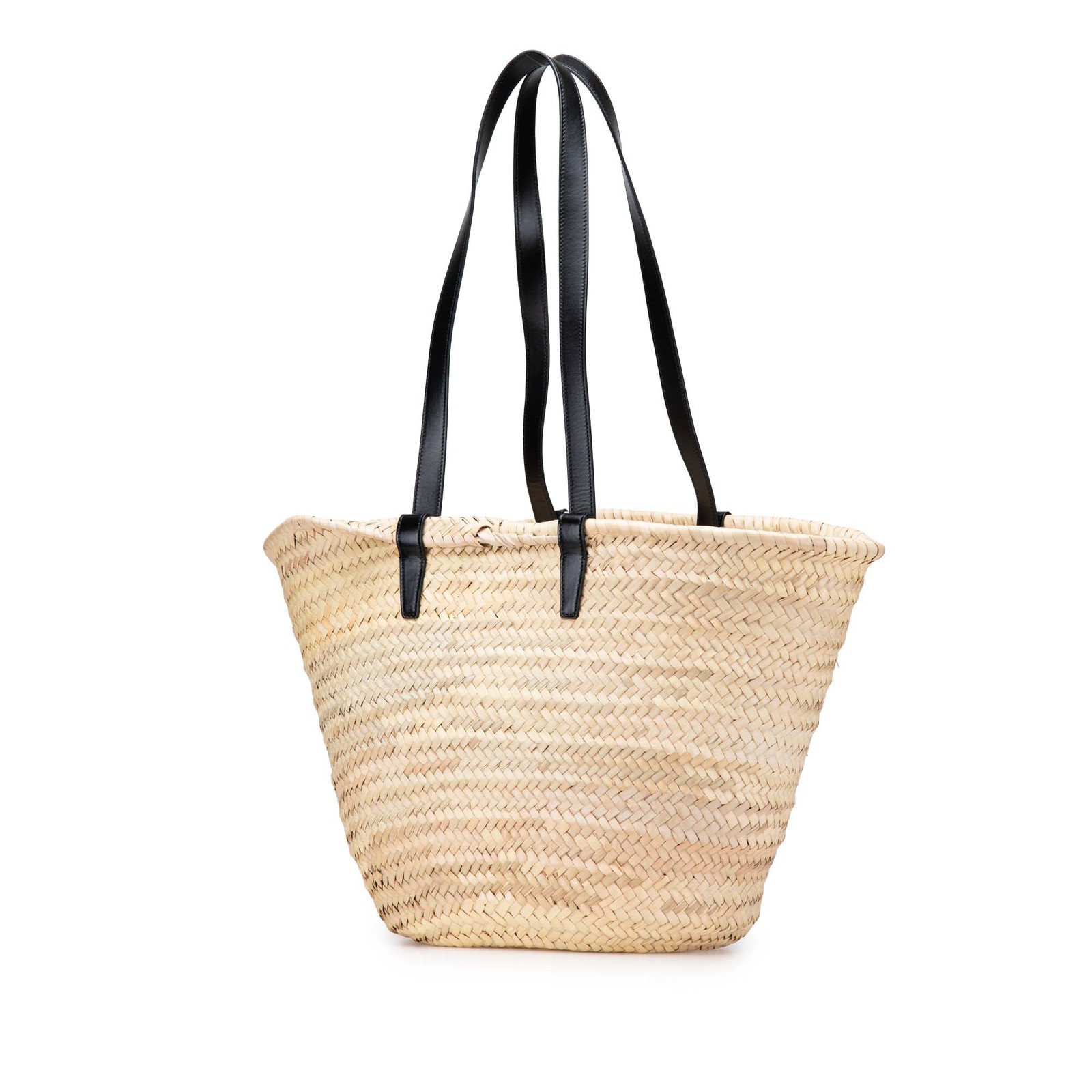 Celine Raffia Classic Panier Tote Pre-Loved Beige