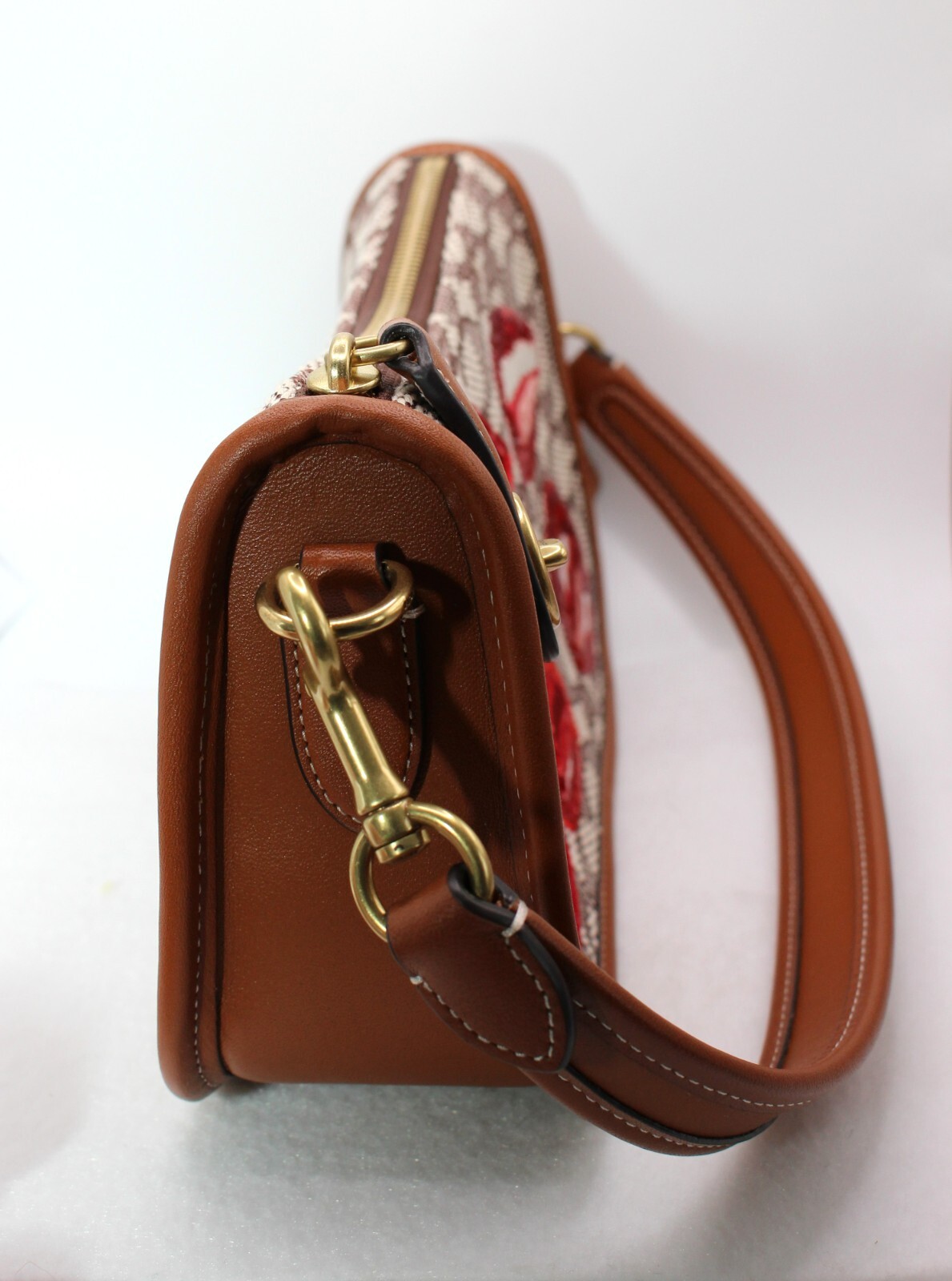 COACH X Tom Wesselmann Swinger Signature Textile Jacquard Shoulder Bag CA121 NEW