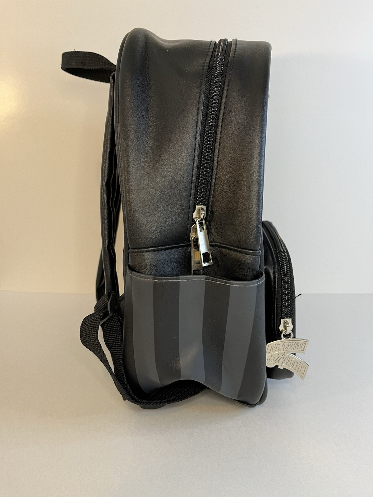 Wednesday Addams Nevermore Uniform Academy Mini Backpack Black And White