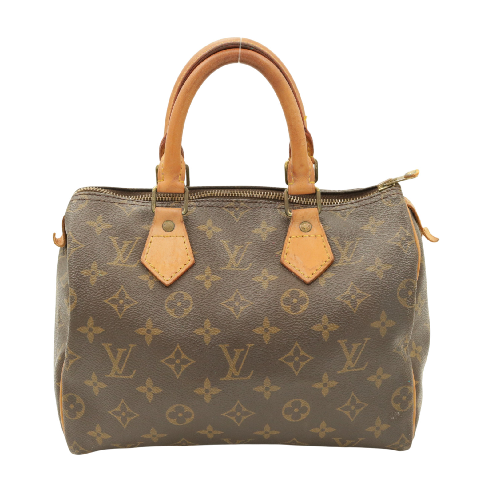 Authentic Louis Vuitton M41528 Speedy 25 Hand bag Brown Monogram