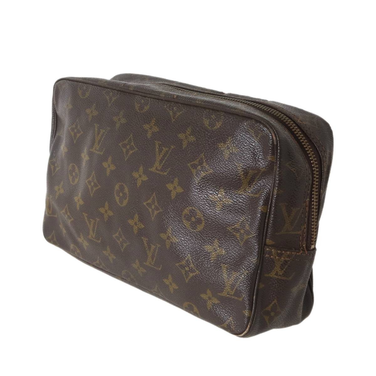 Louis Vuitton Monogram Trousse Toilette 28 M47522 Cosmetic Travel Pouch #3