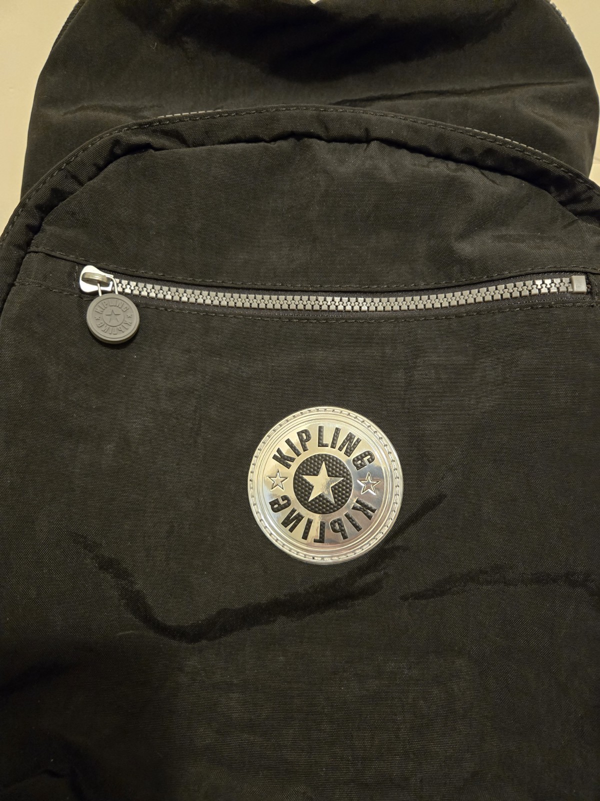 Kipling Black Compact Daypack Backpack