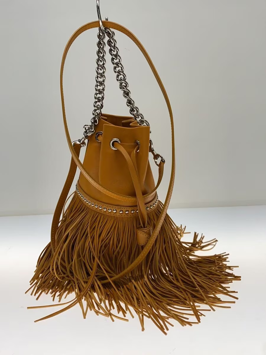 J&M DAVIDSON Fringe Carnival Mini Shoulder Bag, Rayon, CML