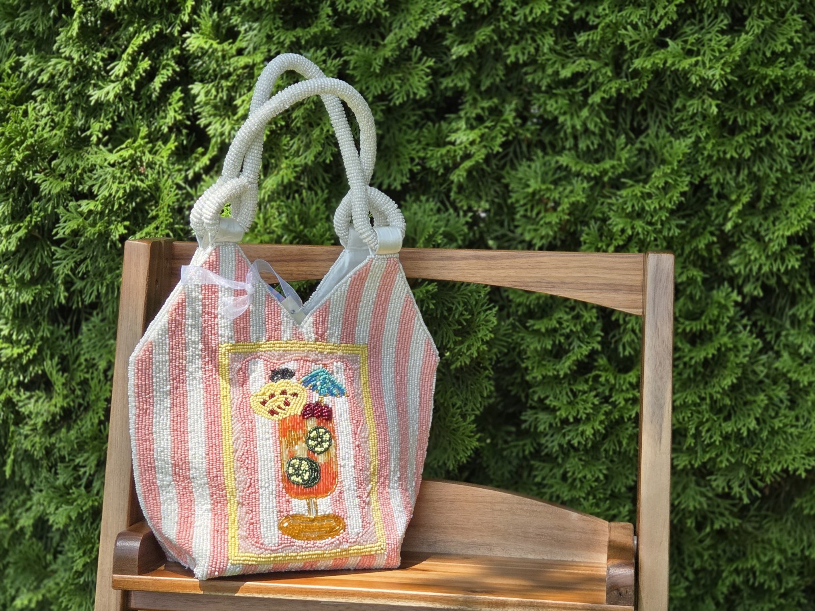 Handcrafted in India Beaded Bag Tote Summer Cocktail Viral Tik Tok Beach Resort