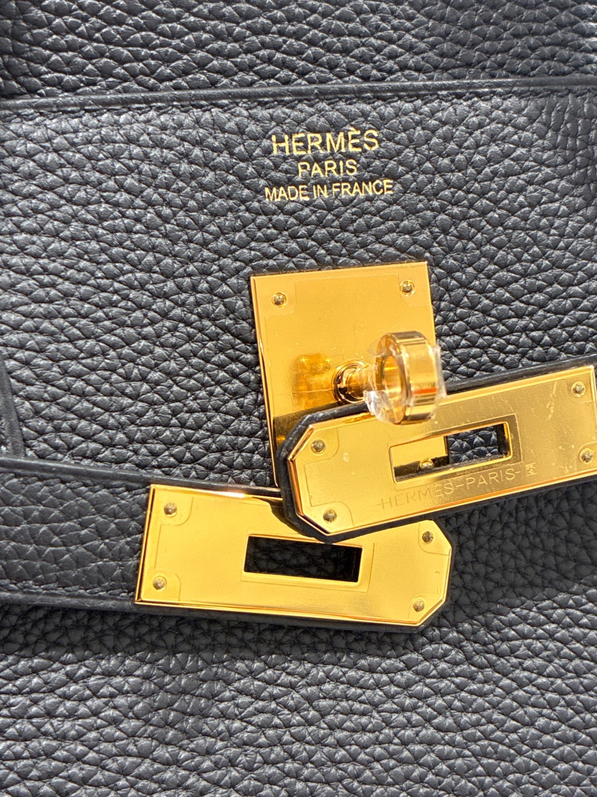 Hermes Birkin 40 Taurillon Clemence Black Handbag Gold Hardware 2018 #TFB042