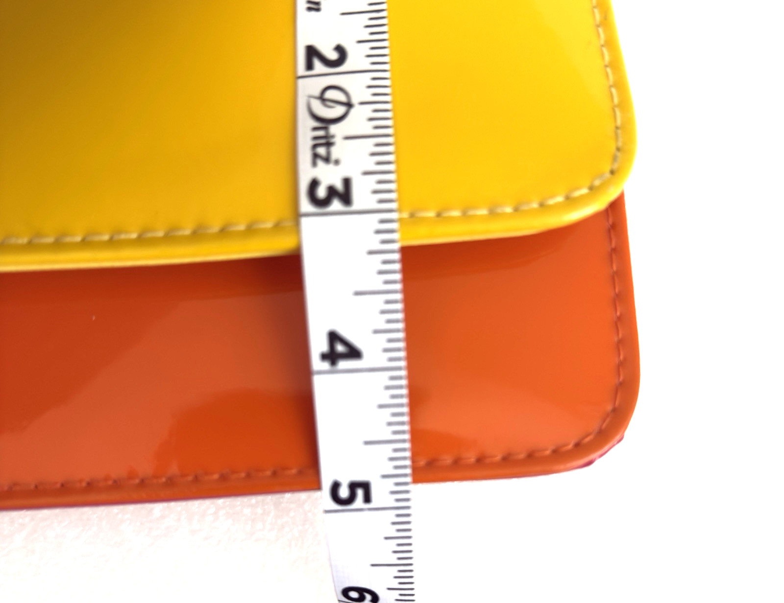 Sassy Crossbody Clutch Mini Women Yellow Orange Retro Party Disco Festival Fun