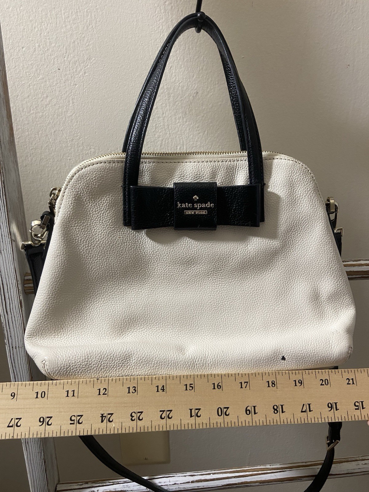 4-PIECE Kate Spade Leather Hand Shoulder Bag Lot, Fair-Good Cond