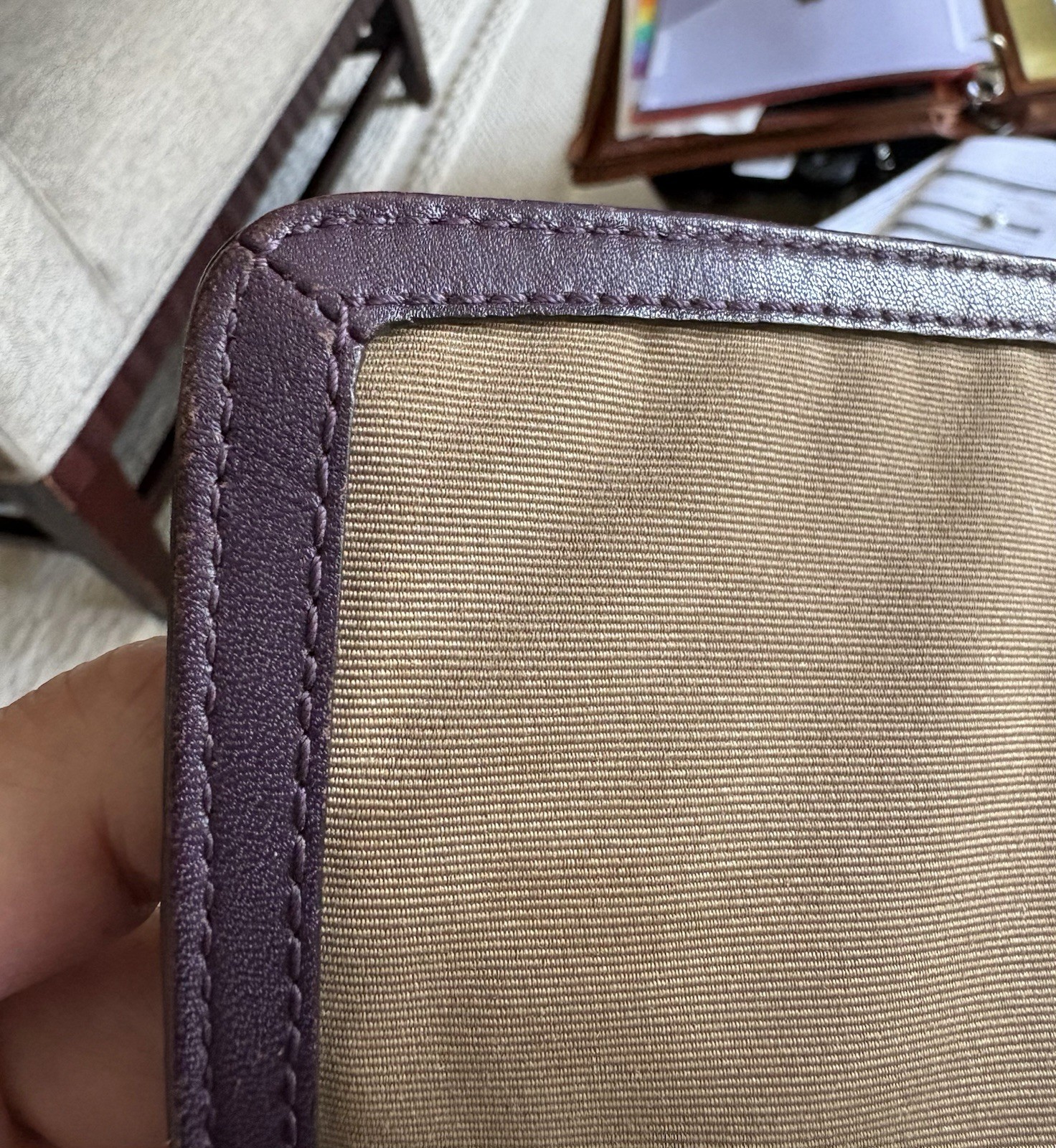 Coach Pebbled Burgundy Turn Lock Shoulder Bag w/ Detachable Strap, Silver