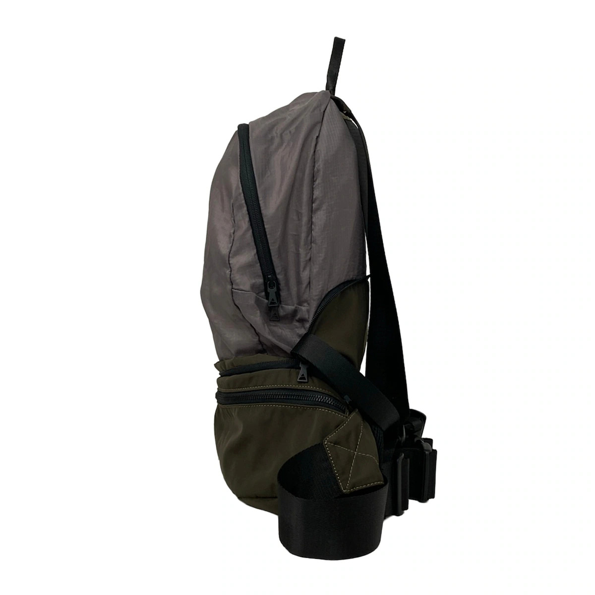 Cape HEIGHTS Gray Khaki Nylon Backpack