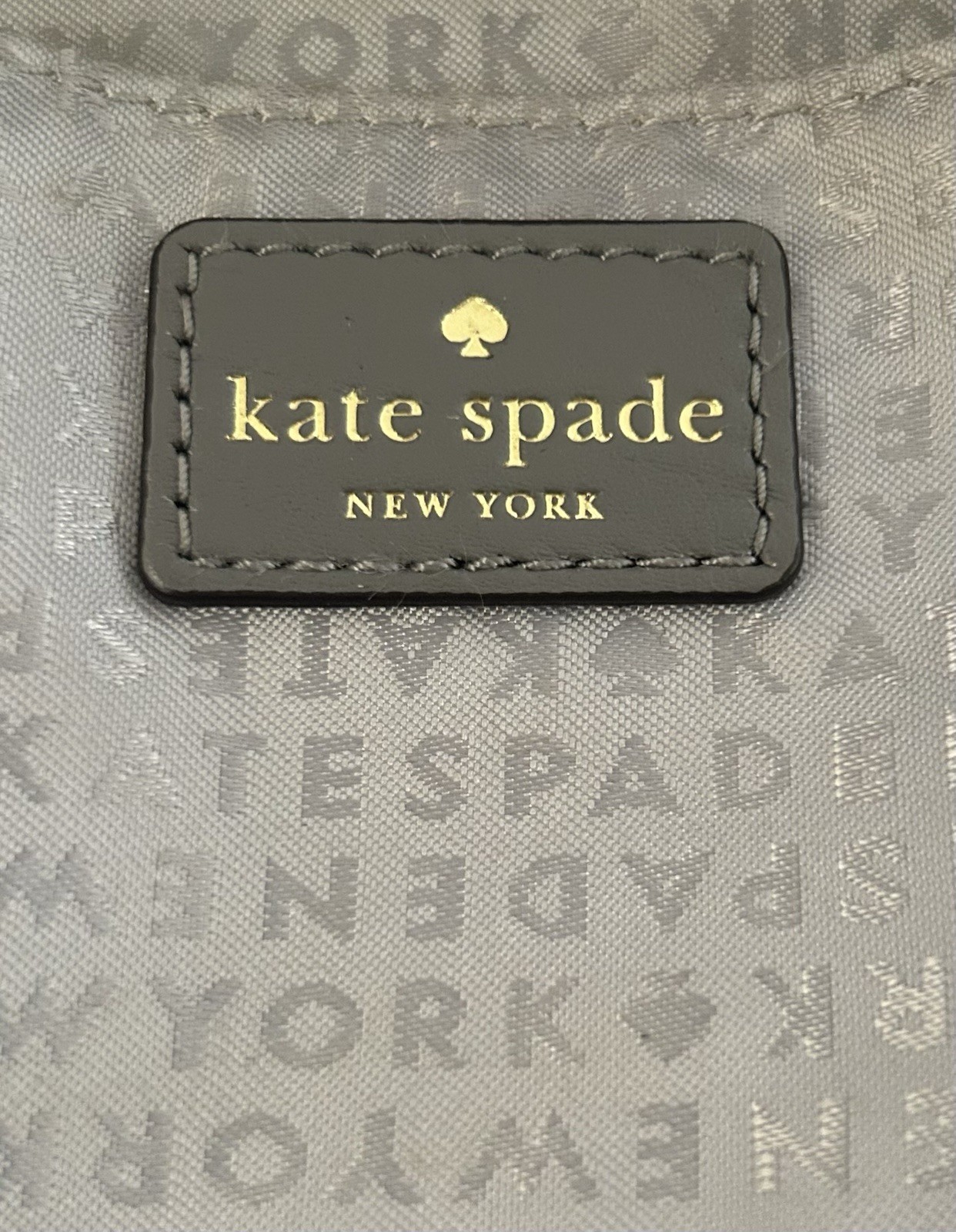 Kate Spade Adalise Somerton St Gray Suede Leather Saddle Crossbody Bag Tassel