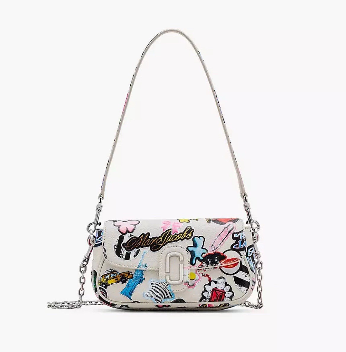 NWT Marc Jacobs The Clover Sticker Leather 3WAY Bag