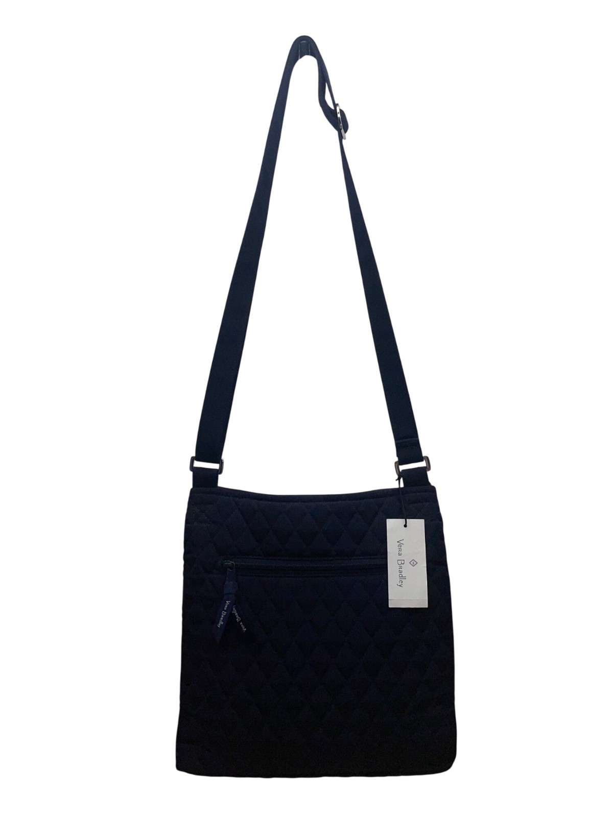 Vera Bradley Women’s Dark Blue Quilted With Adjustable Strap Crossbody Bag