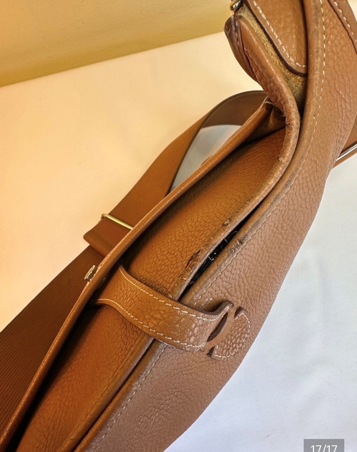 Hermes Taurillon Clemence Evelyne III PM Taurillon Shoulder Bag Messenger