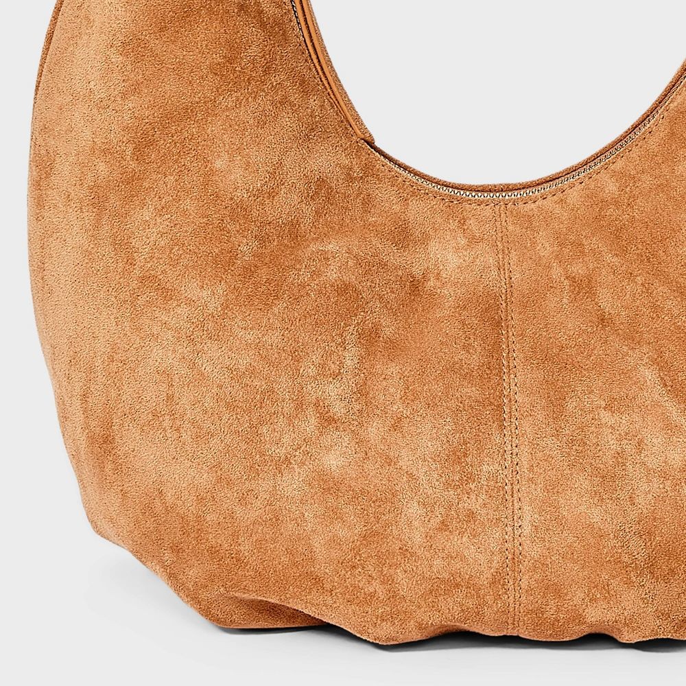 Oversized Crescent Shoulder Bag – Universal Thread Brown