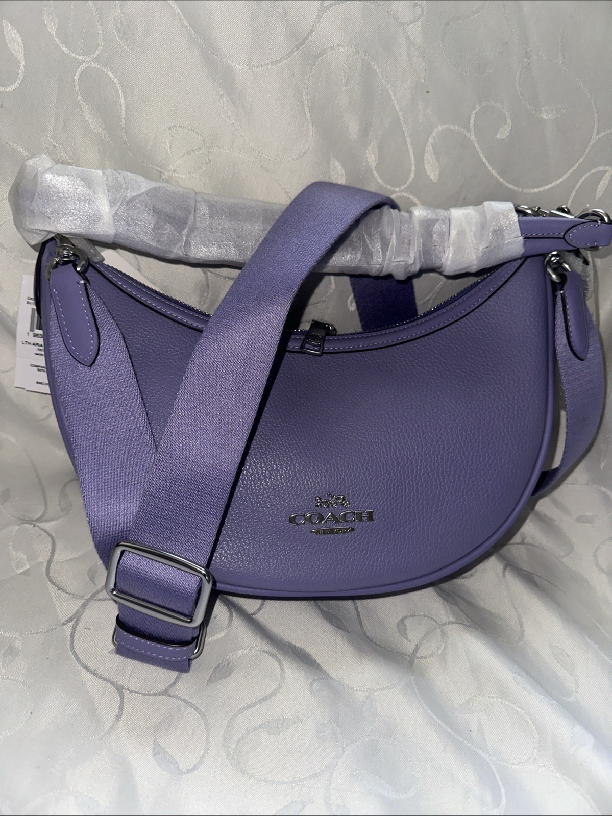 COACH ARIA SHOULDER/CROSSBODY BAG GENUINE LEATHER VIOLET BNWT