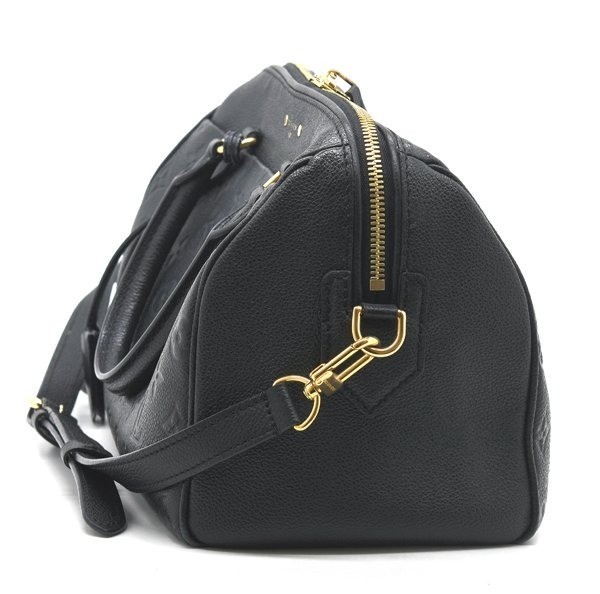 Louis Vuitton Monogram Empreinte Speedy Bandoulière 25 M42401 Black
