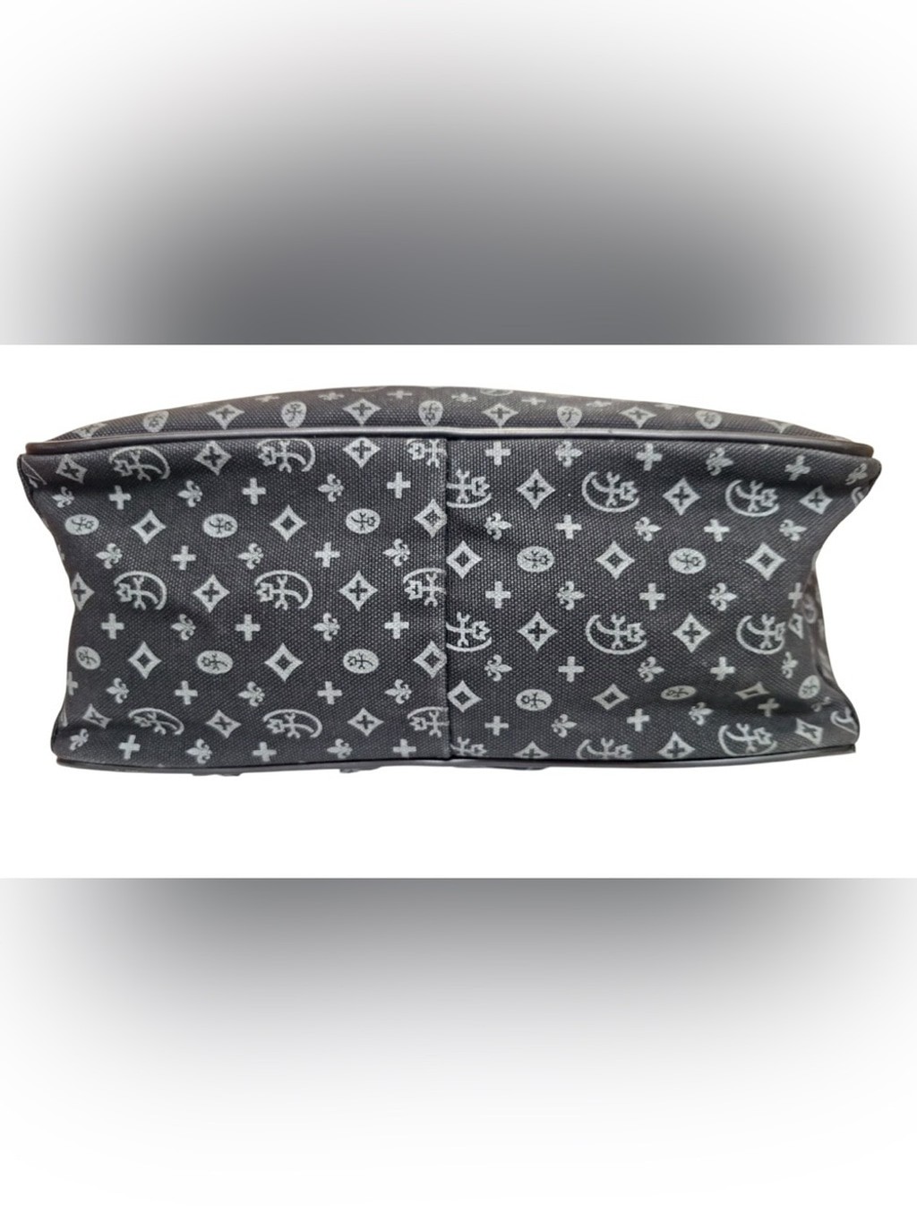 Castelbajac Monogram Denim/ Leather Tote