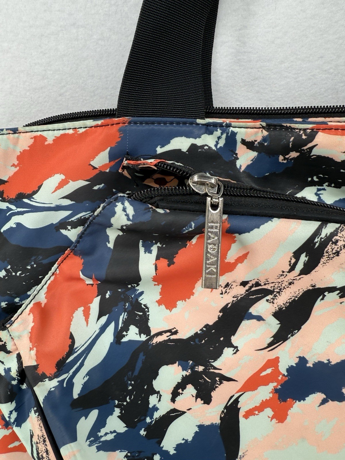 HADAKI Tennis Tote Bag – Shoulder Straps – Multi Color – Nylon