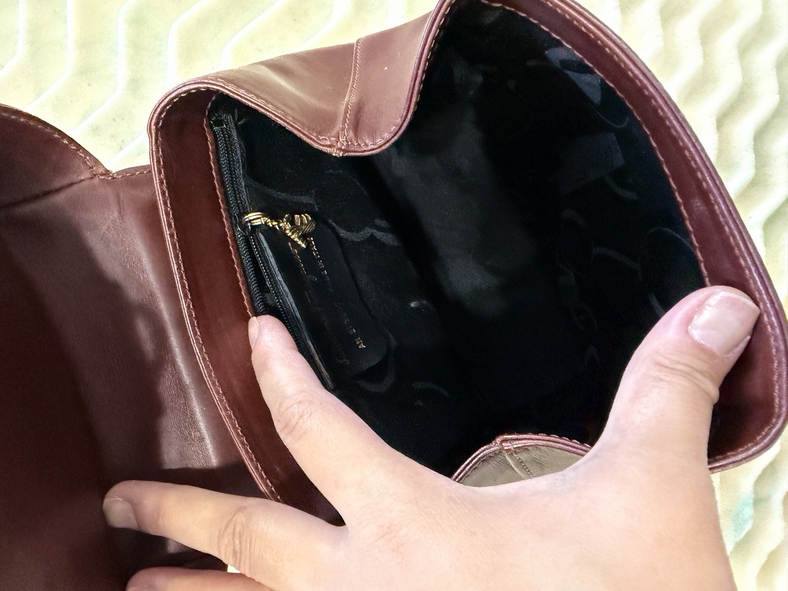 Salvatore Ferragamo Burgundy Backpack Gold Hardware Gancini Charm Buckle
