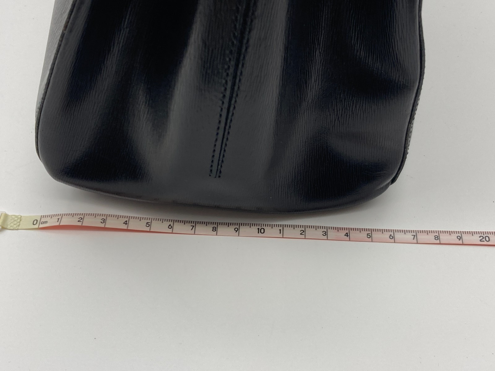 BALLY Top Handle Bag Black Leather Formal Authentic 35cm