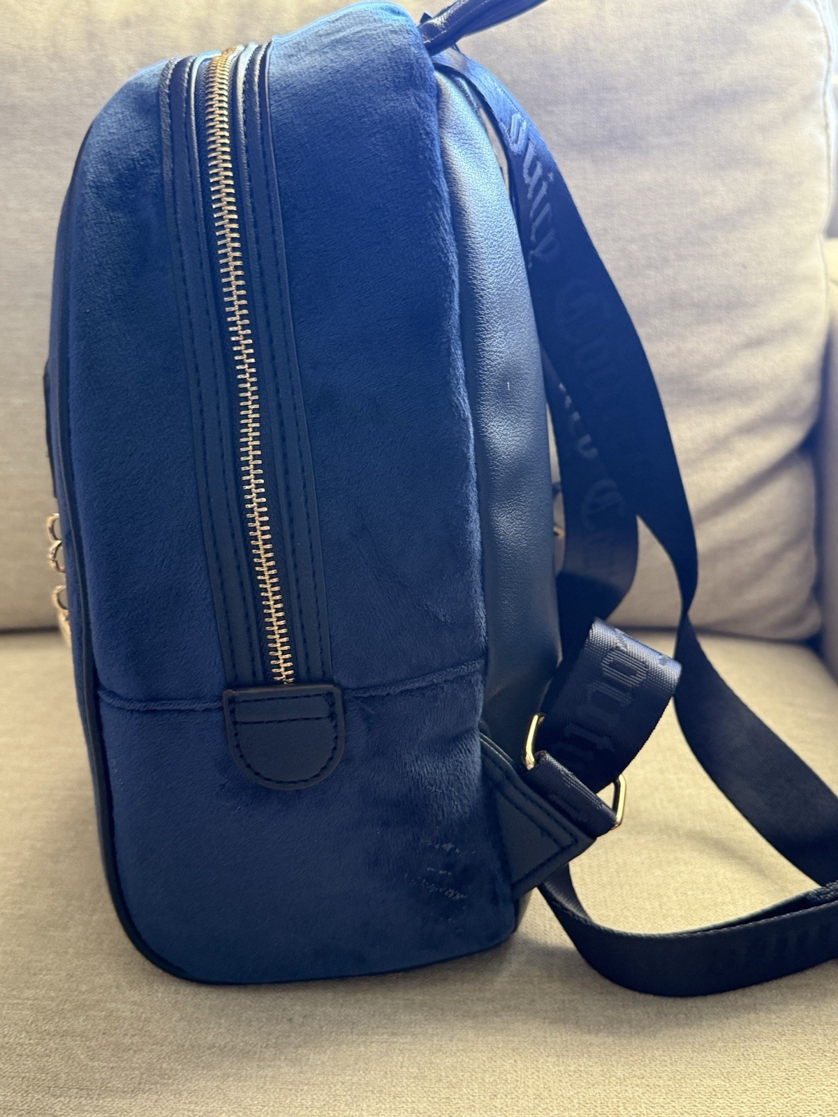 BEAUTIFUL JUICY COUTURE JUICY FOR ALL REGAL BLUE BACKPACK