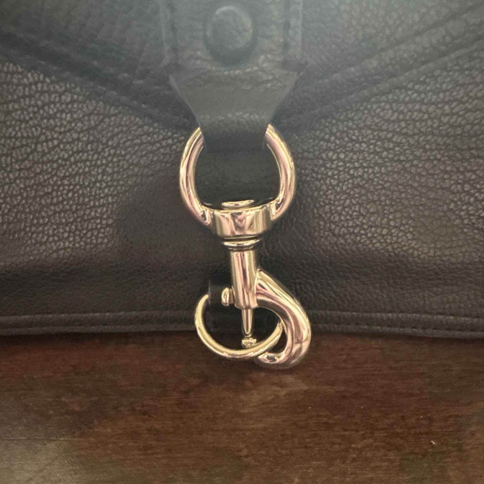 Rebecca Minkoff Black Pebbled Crossbody Bag Silver Hardware, Zip/Magnetic, Strap