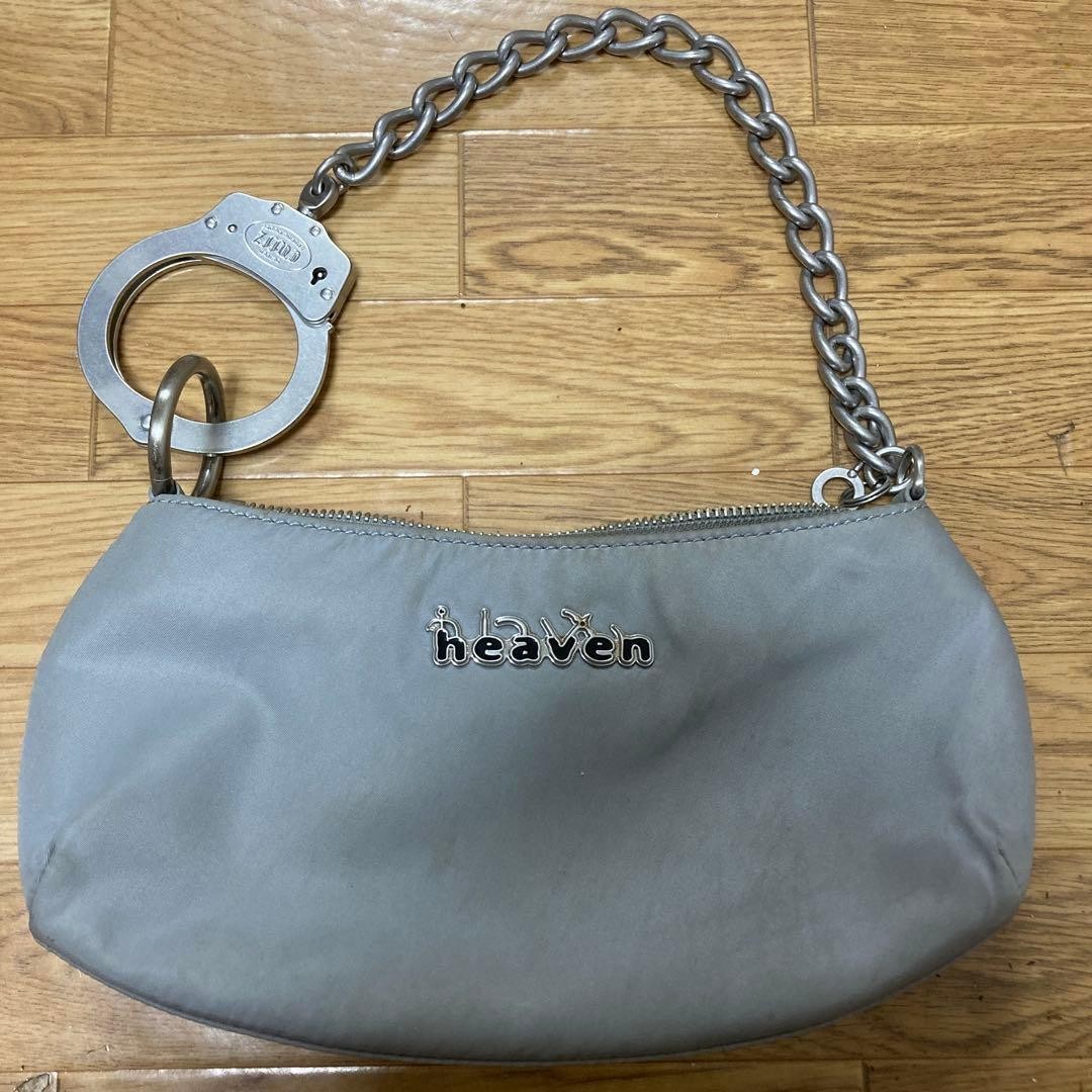 Authentic Heaven by Marcjacobs handcuff bag gray women Shoulder bag logo