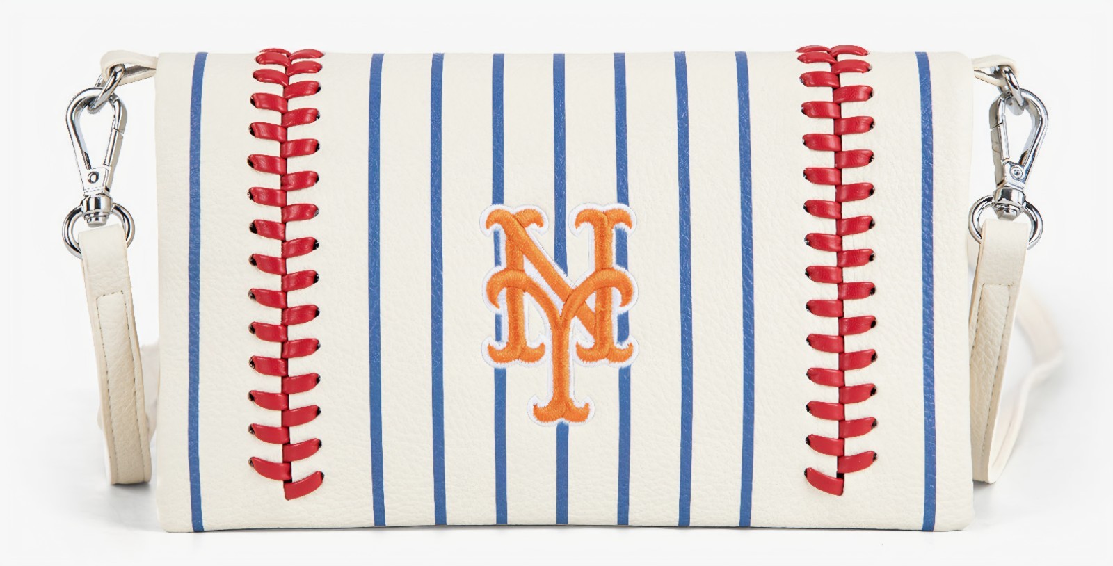 MLB New York Mets Team Bi-Fold Clutch / Crossbody- New With Tags