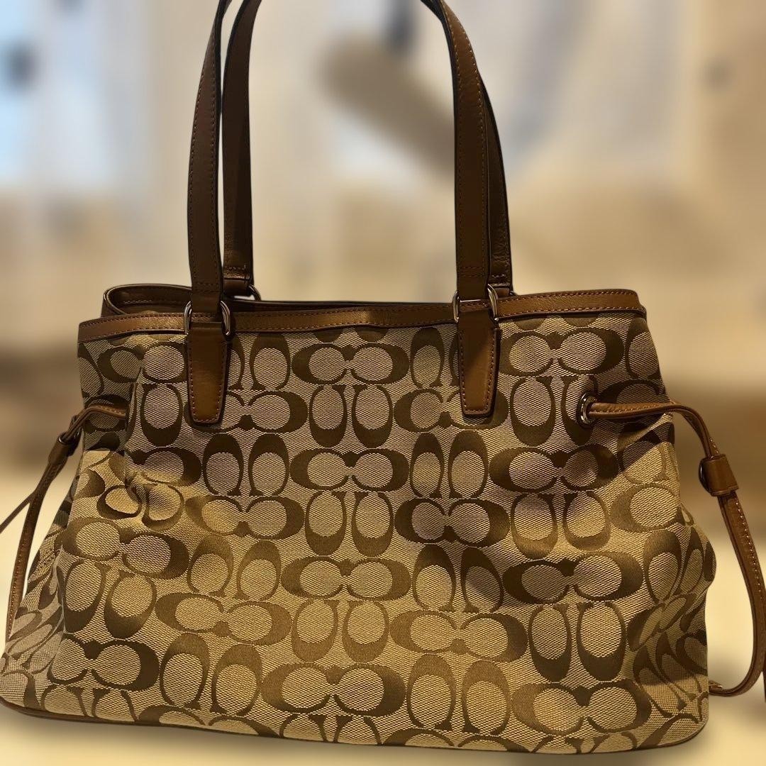 item COACH F29863 signature bag 10a
