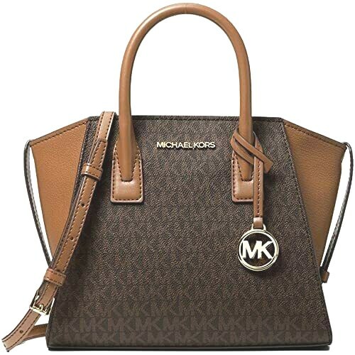 Michael Kors Small Satchel Crossbody Purse Handbag Bag Messenger Shoulder Brown