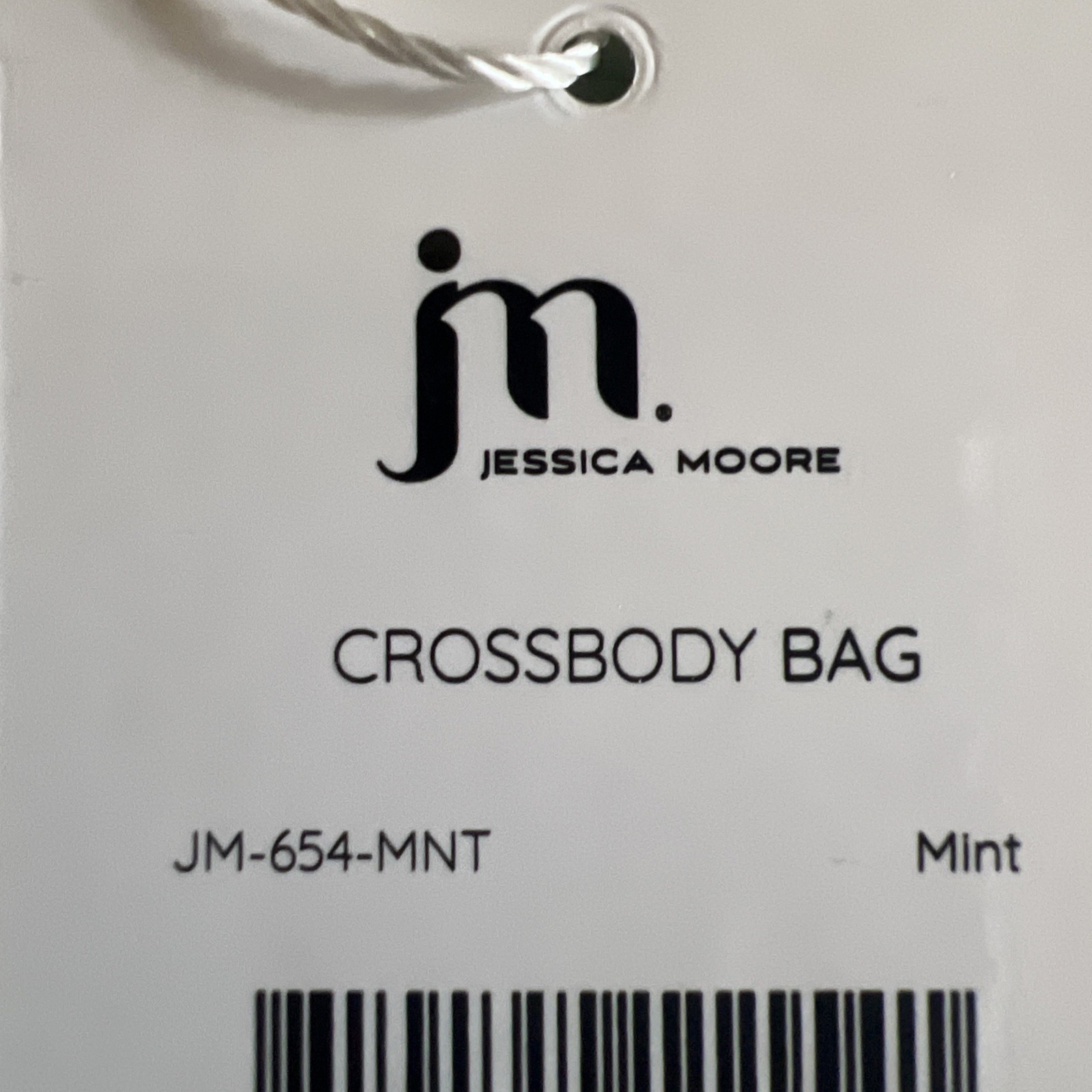 NEW Jessica Moore Pebbled Mint Green Shoulder Bag Zip Gold Hardware Dust Bag
