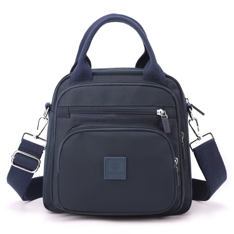 Fashion 3 Layers Women Shoulder Bag High Quality Durable Nylon Mommy Handbag Pre