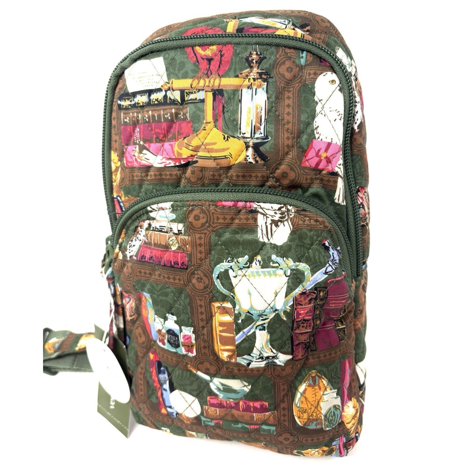 Vera Bradley Harry Potter Hogwarts Library Lorman Sling Backpack New EXACT 2025