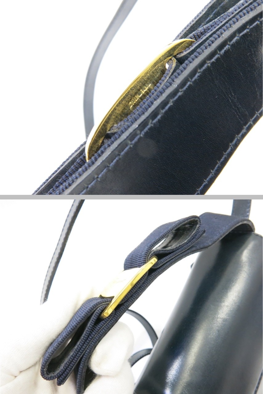 Auth Ferragamo Vara Hand bag & Shoulder bag Black Vara Handle 18715208
