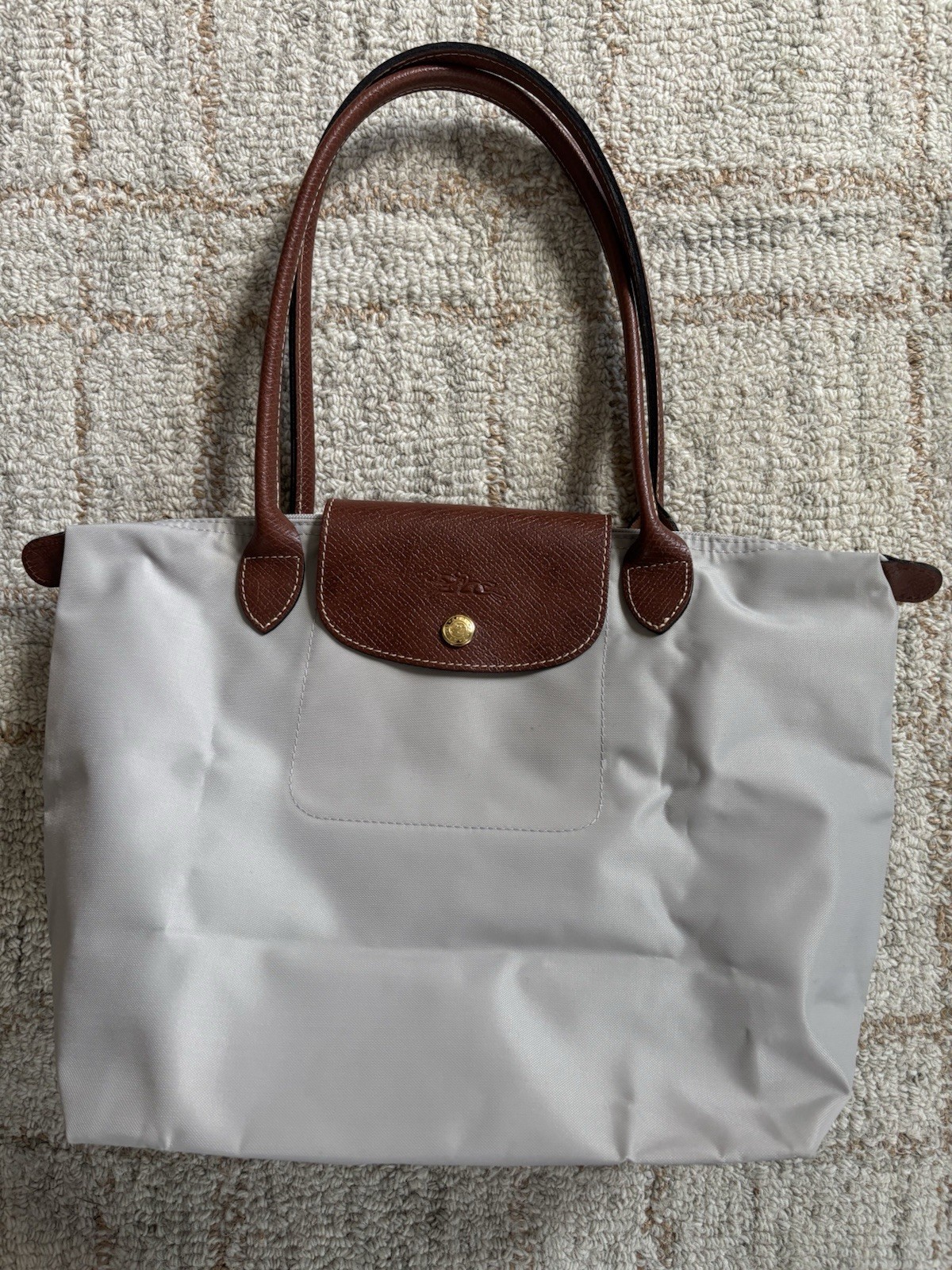 Longchamp le Pliage Beige Tan NWOT