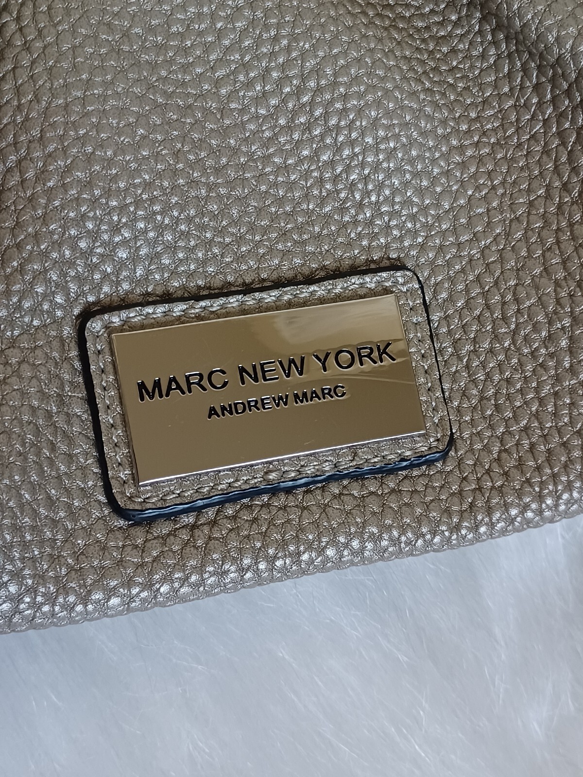 Marc New York Andrew Marc Gray/Silver Bag Purse