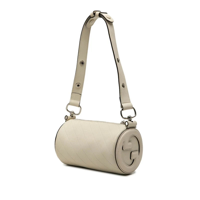 Gucci Blondie Shoulder Bag 760170 White Leather Women’s